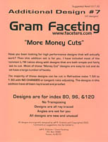 Gram Faceting Designs Additional Design #7 More Money Cuts