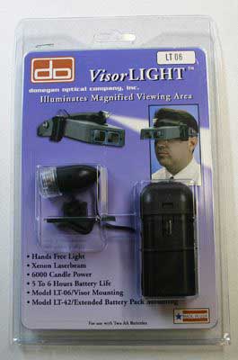 visor lights for optivisors and hats